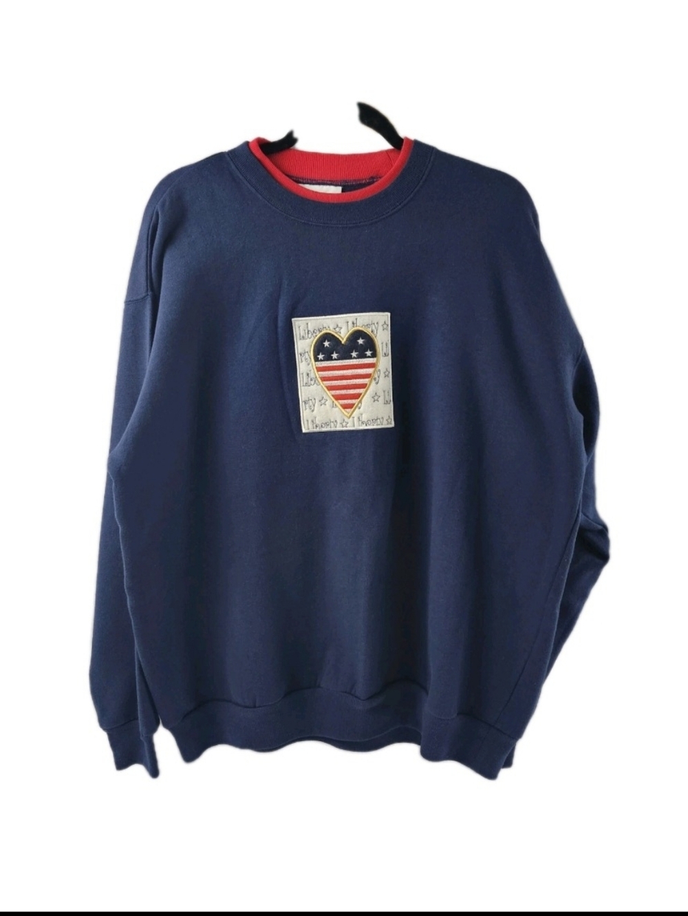 Vintage M & C Energy Sportswear Liberty American Flag USA Sweatshirt Women’s PXL